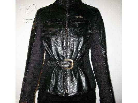 ΔΕΡΜΑΤΙΝΟ ΜΠΟΥΦΑΝ-LEATHER JACKET (Harley Davidson)